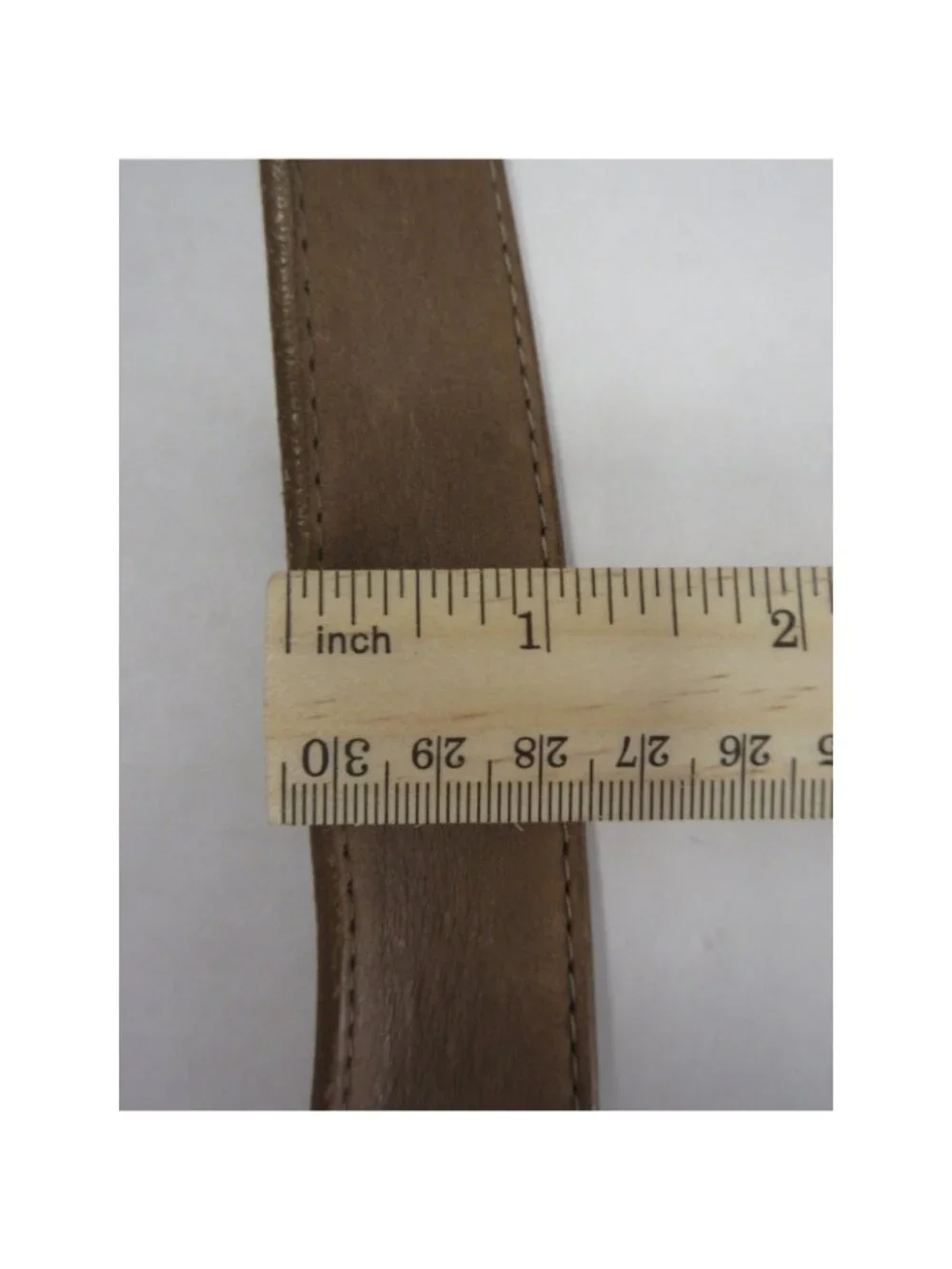 Allen Edmonds Belt 44 Leather Dress Silver Buckle Handcrafted USA *